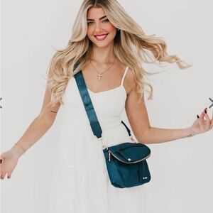 Chic Teal Crossbody Bag